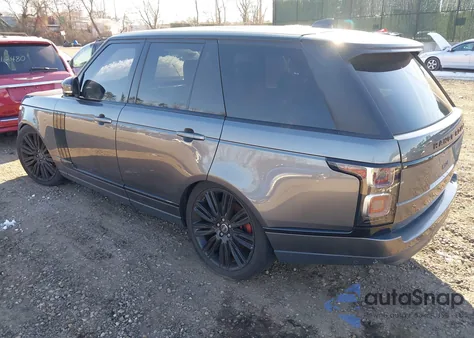 2017 Land Rover Range Rover 3.0L V6 Supercharged Hse из США, поврежденный, VIN SALGS2FV1HA349710